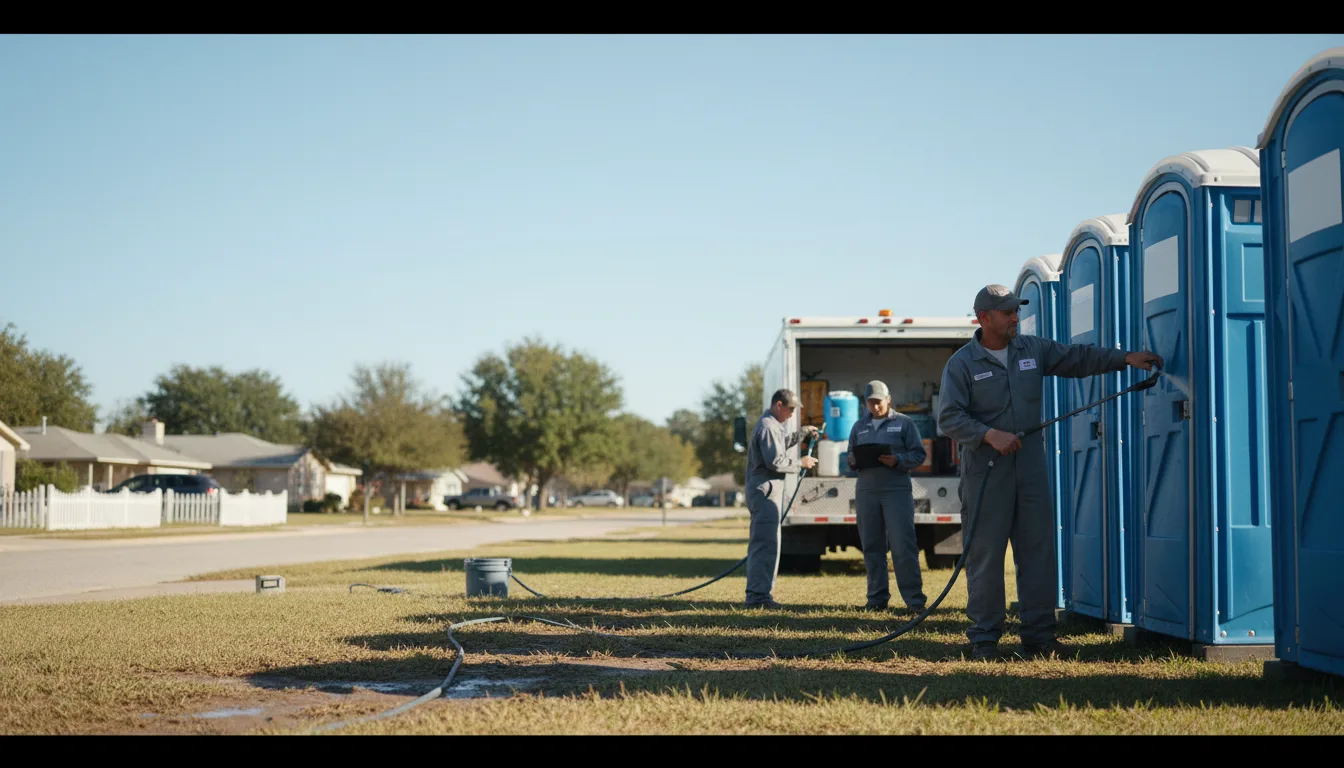 Long-Term Portable Toilet Rental in Poynor, TX near me